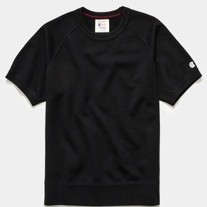 Todd Snyder Black Short-Sleeve Sweatshirt